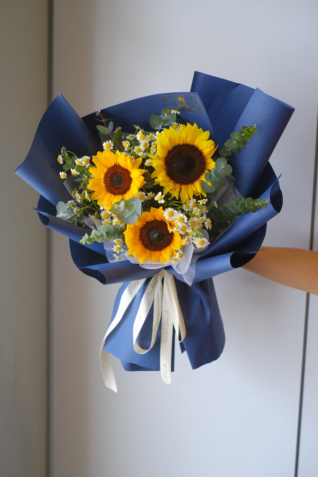graduation bouquet featuring pastel-coloured roses, cappuccino roses, and more. Order Online before 2pm to get fast delivery same day from Bamboo Green Florist in Bukit Mertajam, Penang
