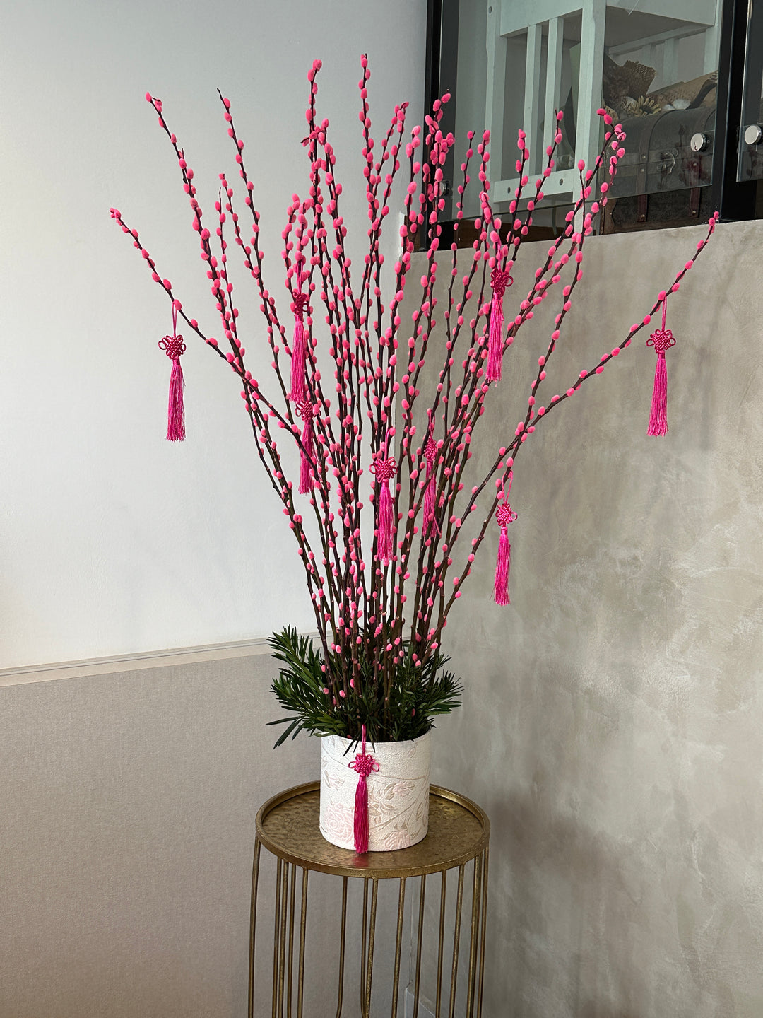 Blossoming in Love & Luck 运·獻福年宵花桶