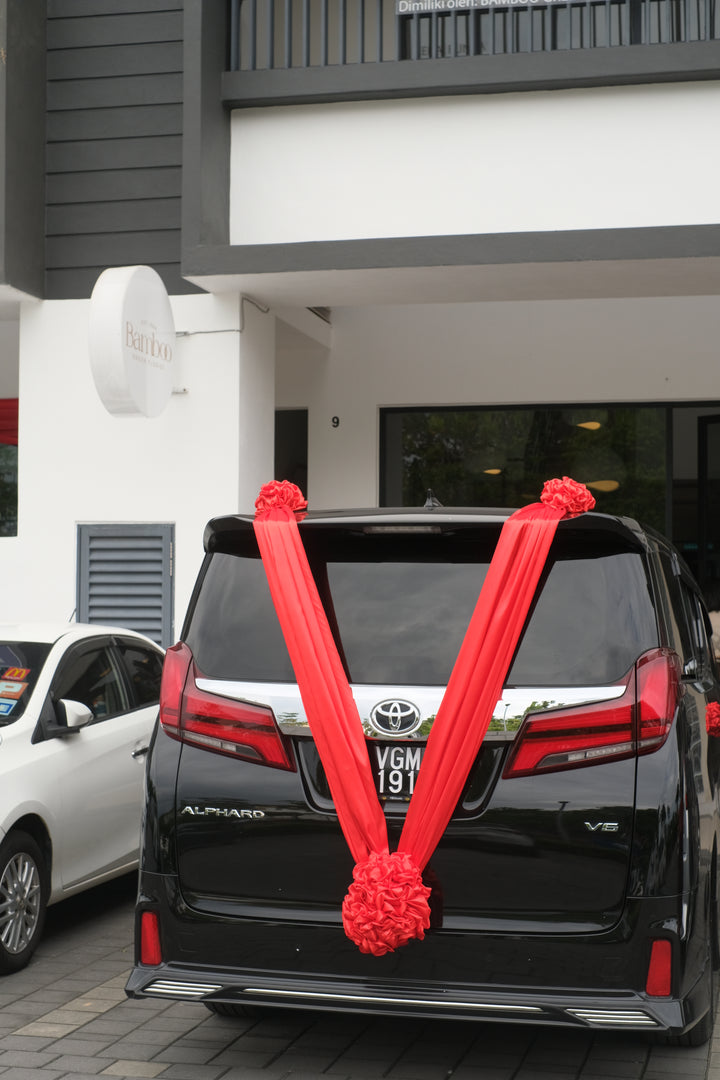 wedding car tie in bukit mertajam