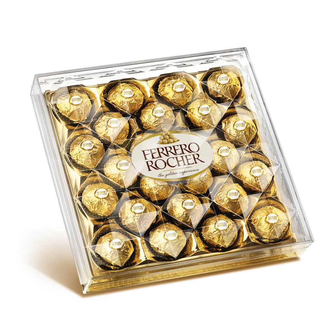 Ferrero Rocher 24 pcs by Bamboo Green Florist – a delightful gift option in Penang. Perfect for any occasion, with additional gift options available. Order now!