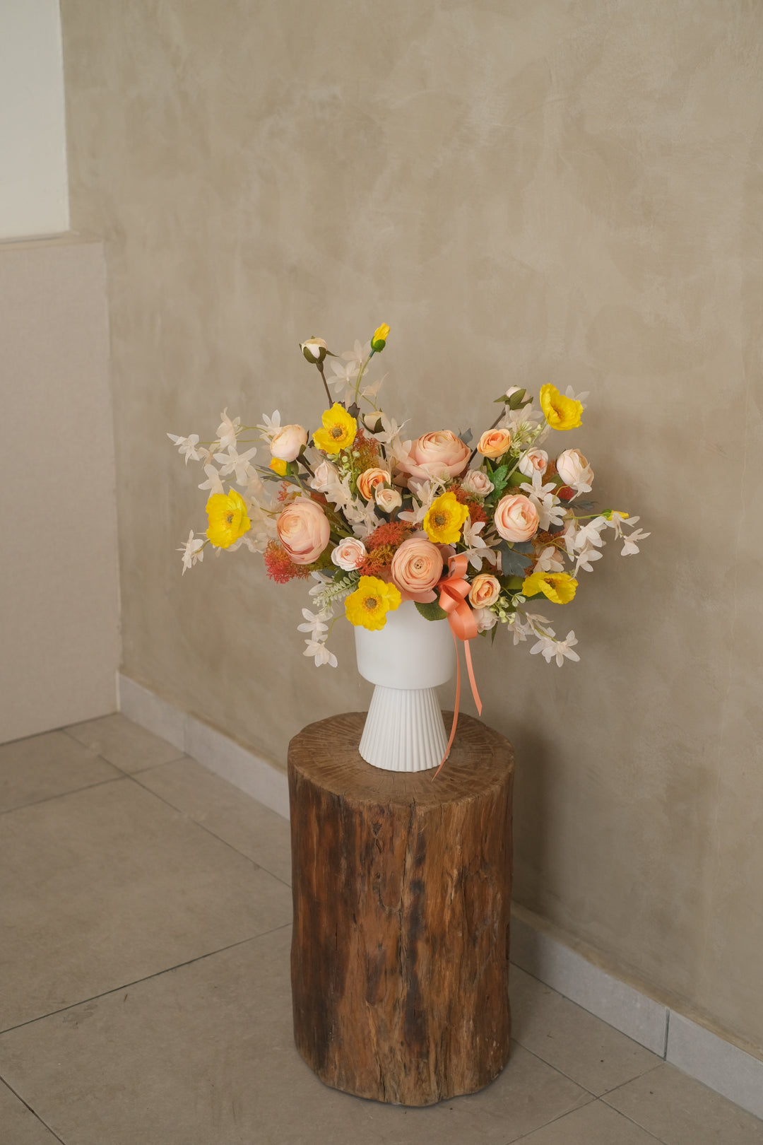 flower decors for home, artificial flowers bouquet, same day flower delivery, flower arrangement by Bamboo Green Florist Penang, alternative to bloomthis penang