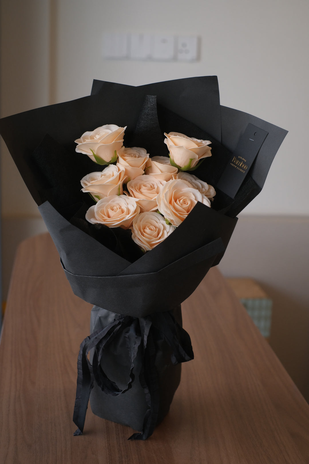 Elegant 7-petal premium soap flowers, beautifully crafted for any occasion. Order online from Bamboo Green Florist, Penang, with same-day delivery available.
