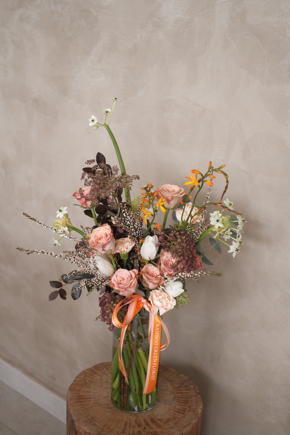 omakase vase autumnal in penang birthday delivery