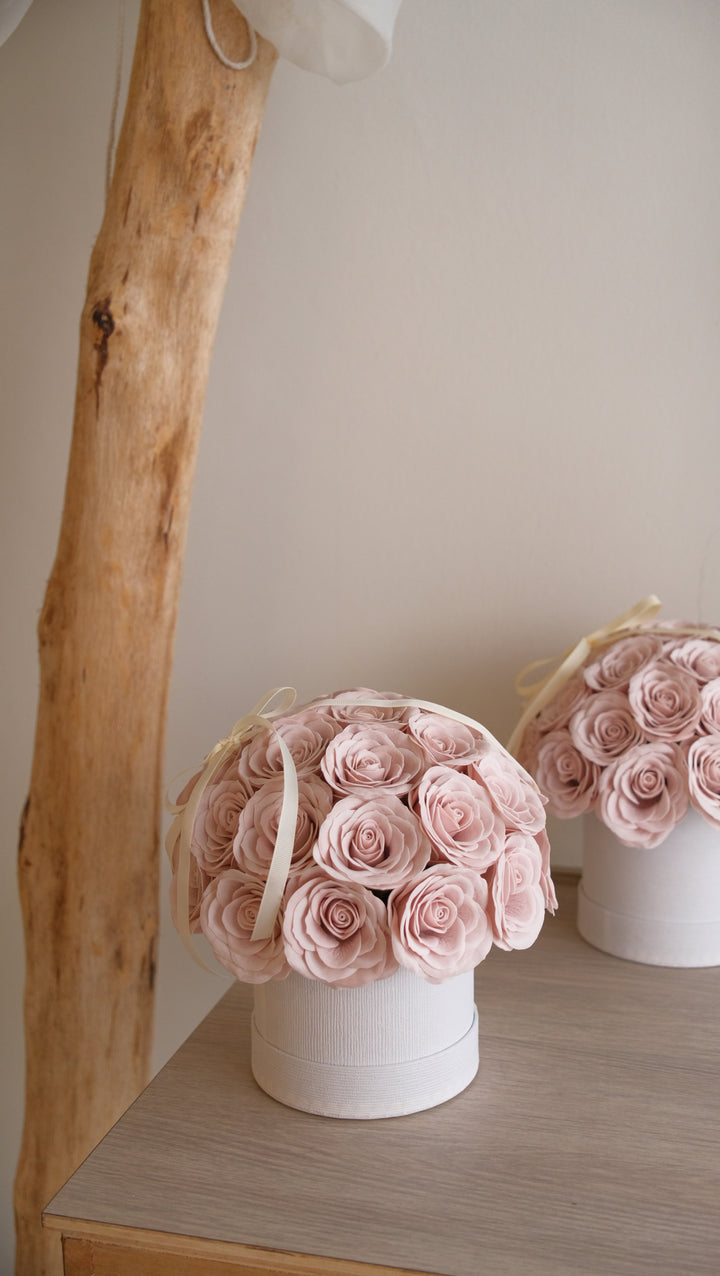 Elegant soap flower bouquet from Bamboo Green Florist, Penang – long-lasting floral gift with same-day delivery.