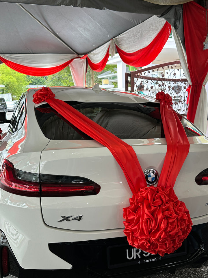Wedding Car Decor - Traditional Chinese Hydrangea Tie