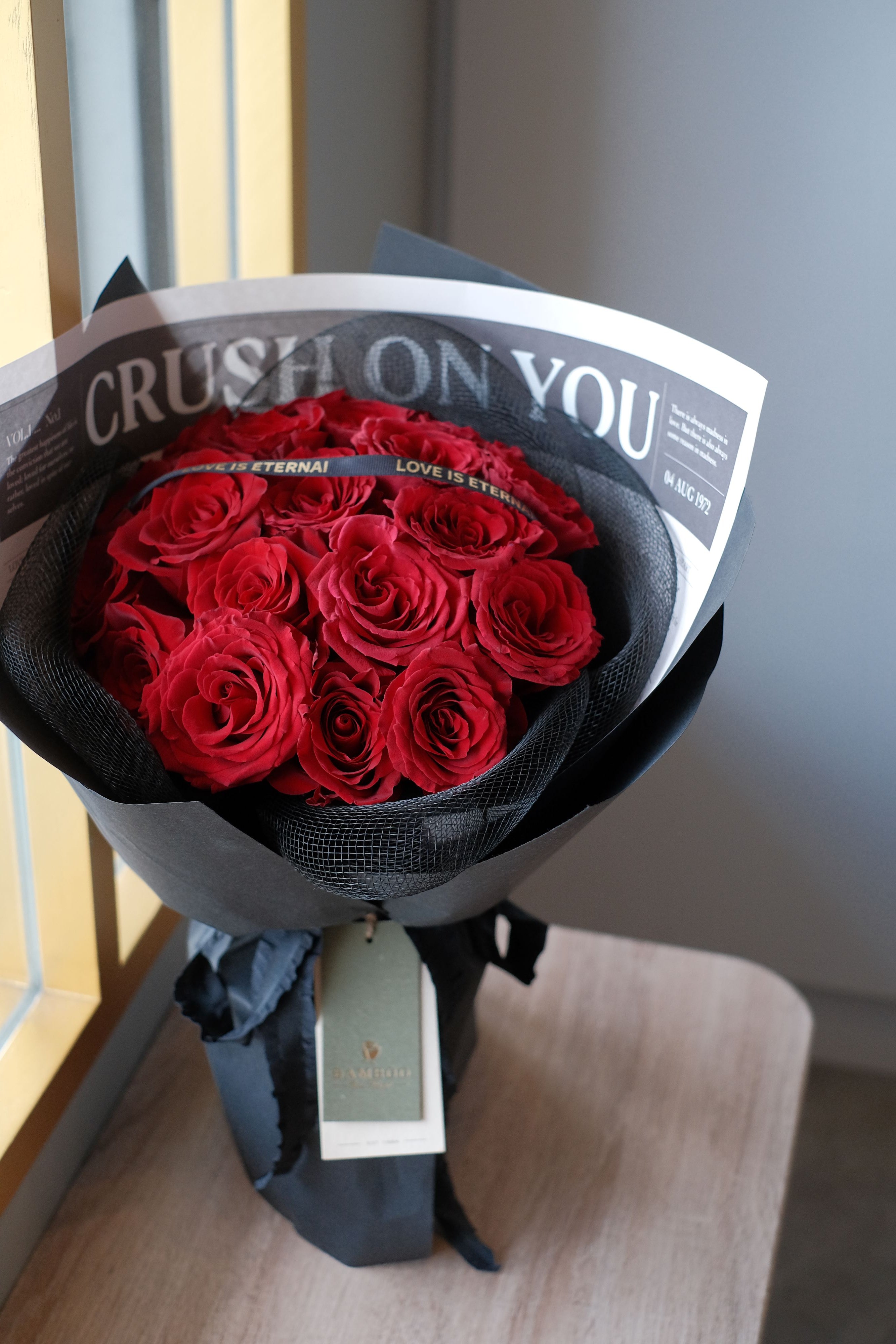 CRUSH Red Roses Hand Bouquet Flowers for Your Love Best Online