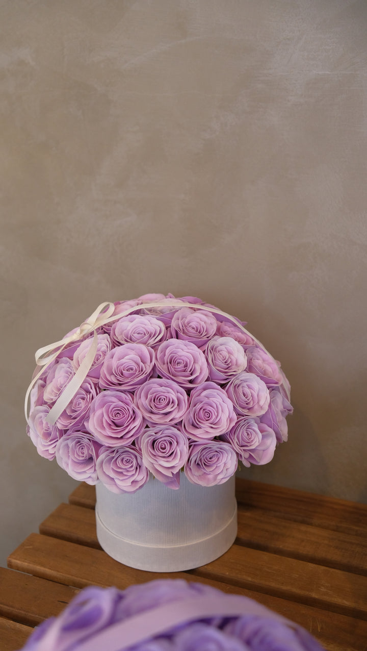 Elegant soap flower bouquet from Bamboo Green Florist, Penang – long-lasting floral gift with same-day delivery.
