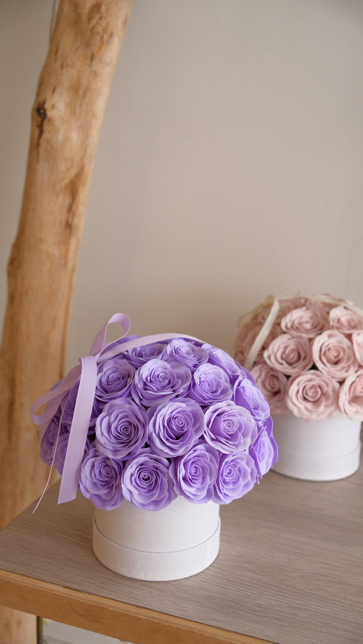 Elegant soap flower bouquet from Bamboo Green Florist, Penang – long-lasting floral gift with same-day delivery.
