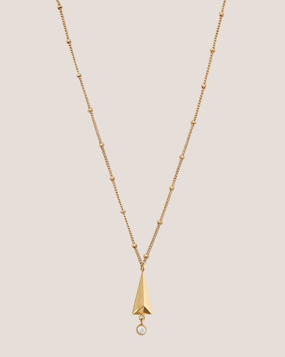 GUNG | Bibelot Gold Pendant Gold Necklace by Bamboo Green Florist – a sophisticated gift with additional options. Perfect for any occasion in Penang. Order now!