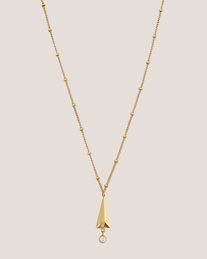 GUNG | Bibelot Gold Pendant Gold Necklace by Bamboo Green Florist – a sophisticated gift with additional options. Perfect for any occasion in Penang. Order now!