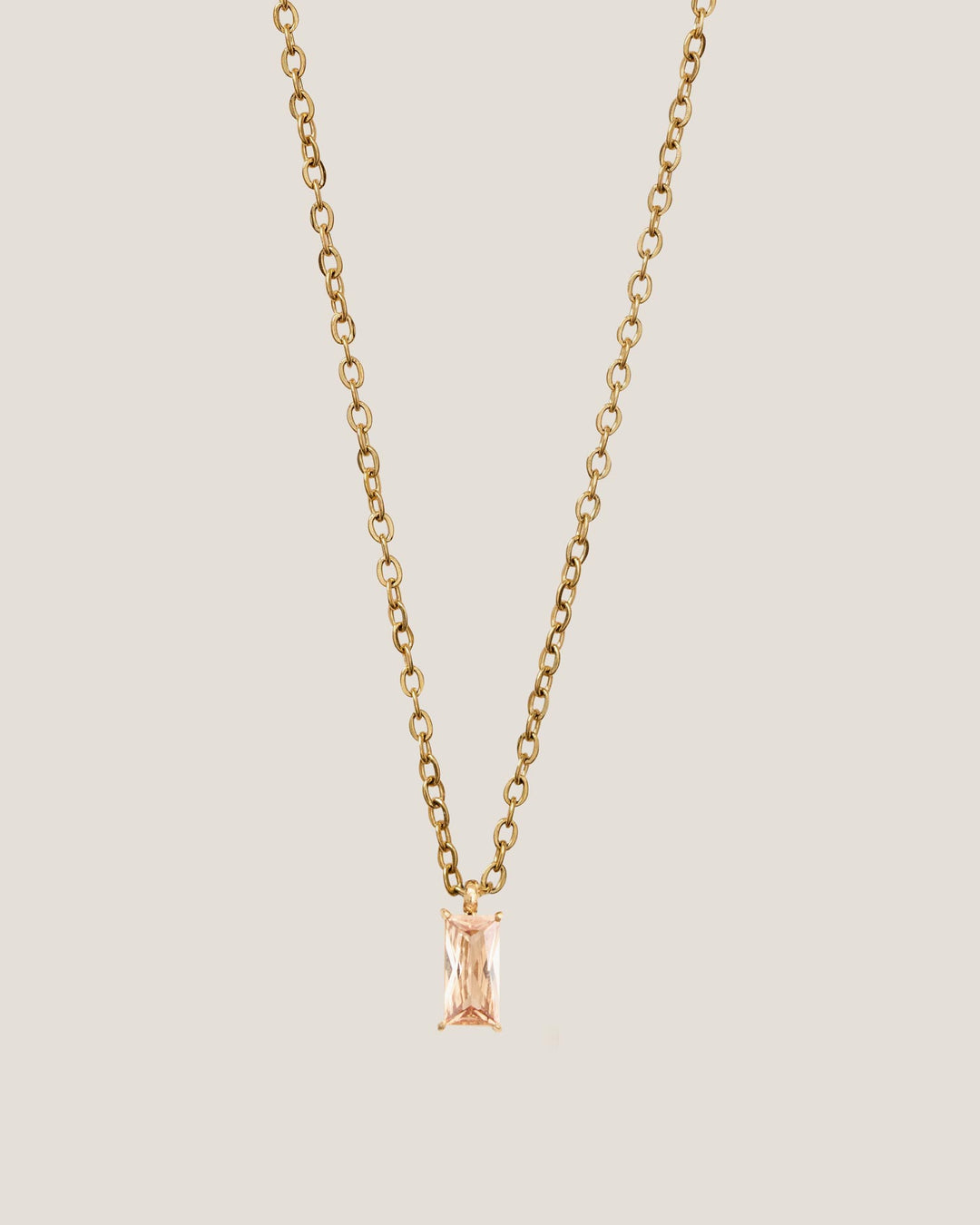 GUNG | Verity Champagne Pendant Gold Necklace