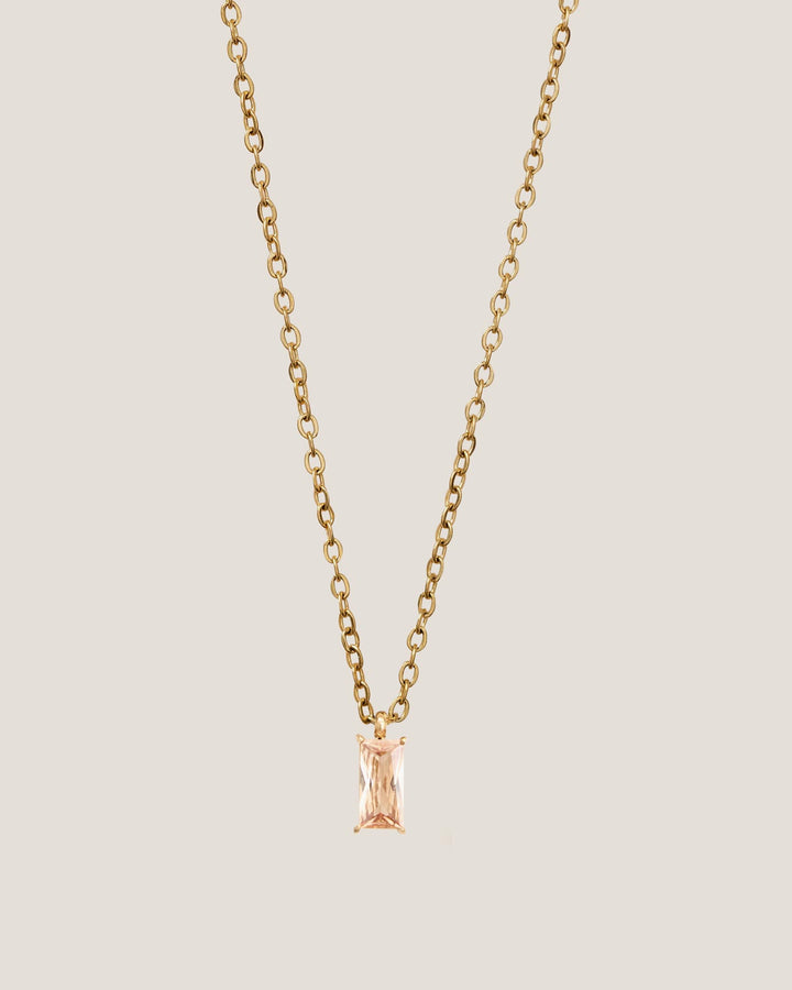 GUNG | Verity Champagne Pendant Gold Necklace by Bamboo Green Florist – a stunning gift with additional options. Perfect for celebrations in Penang. Order now!