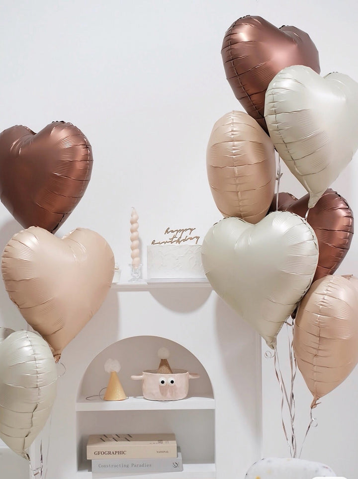 Heart shape Foil balloons set