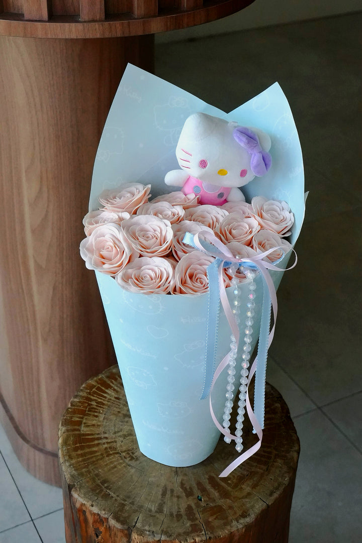 Hello Kitty Soap Flowers Bouquet