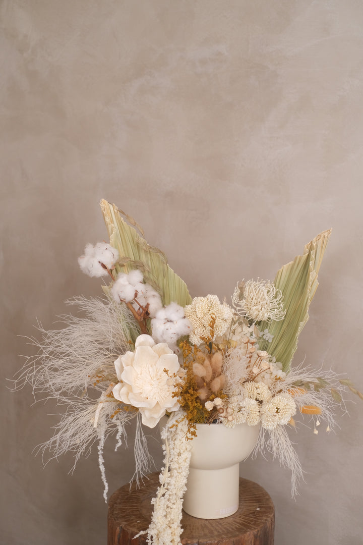 preserved flowers in penang, wabi sabi style