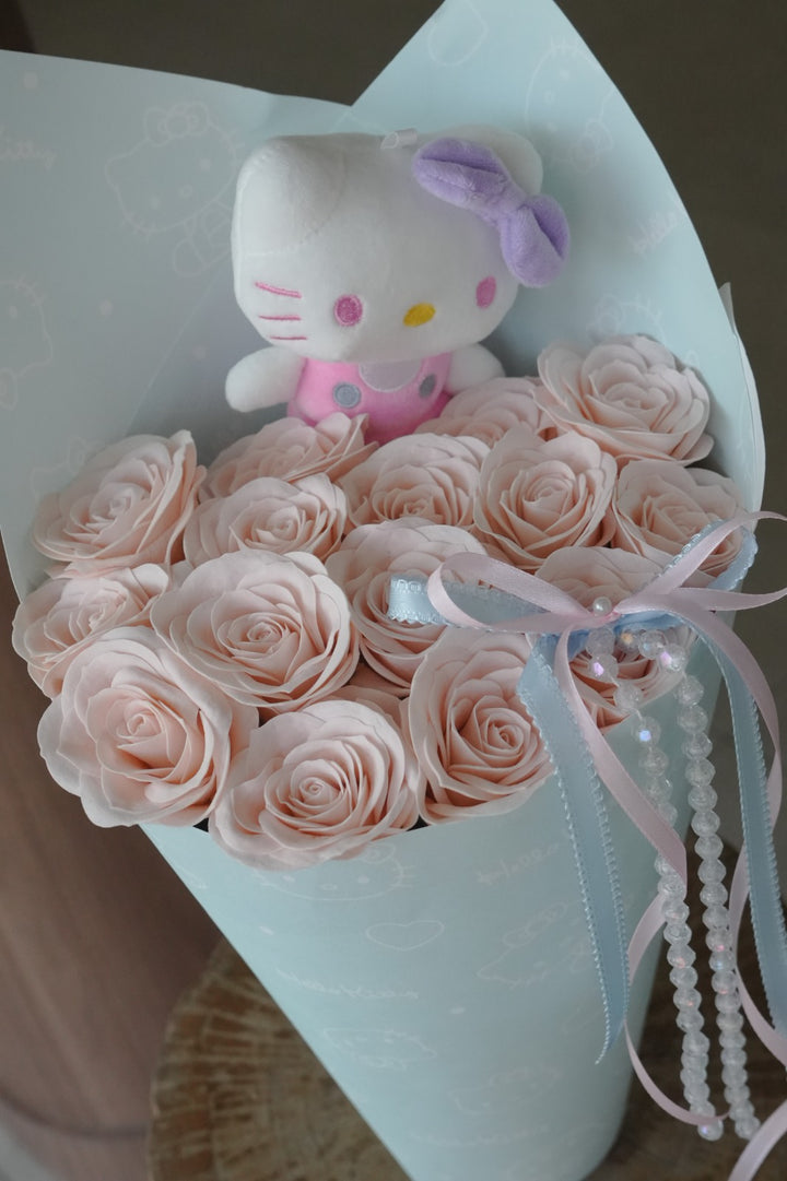 Hello Kitty Soap Flowers Bouquet