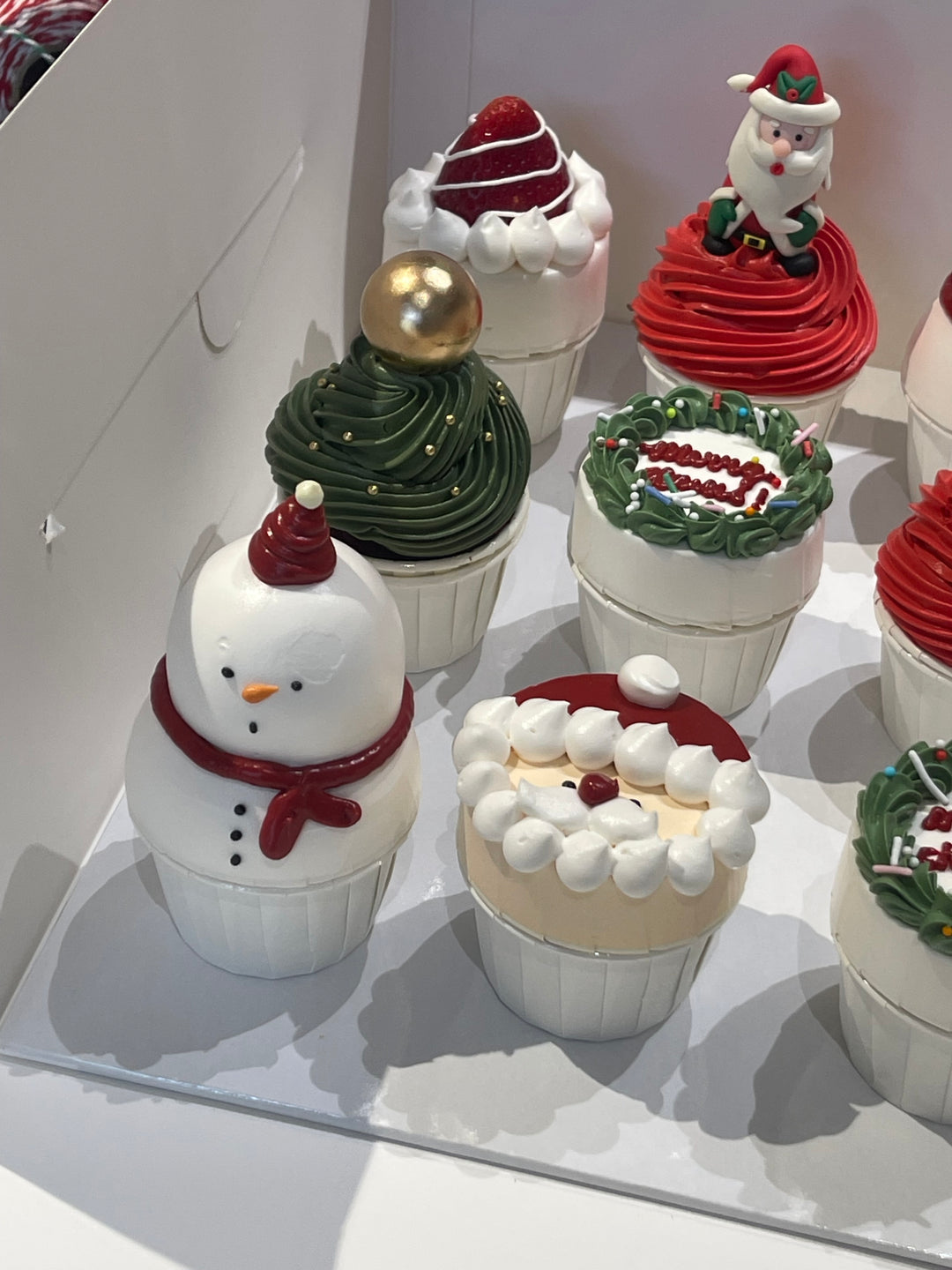 Santa Surprise Cupcake