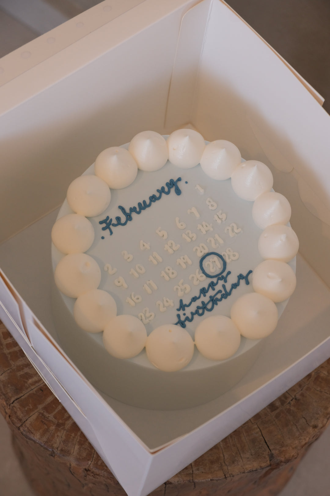 Calendar Theme Cake
