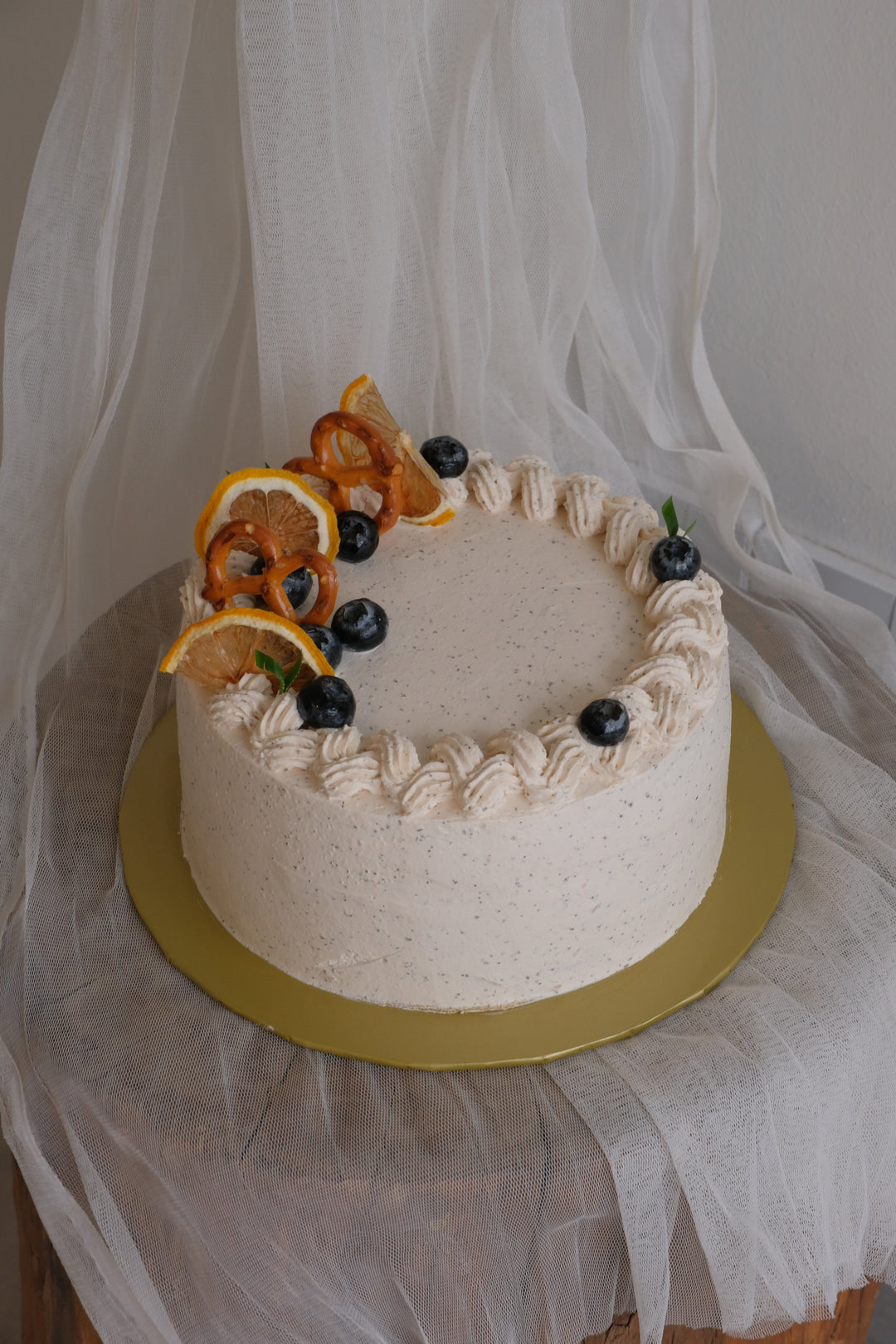 Earl Grey Raspberry Crepe Cake