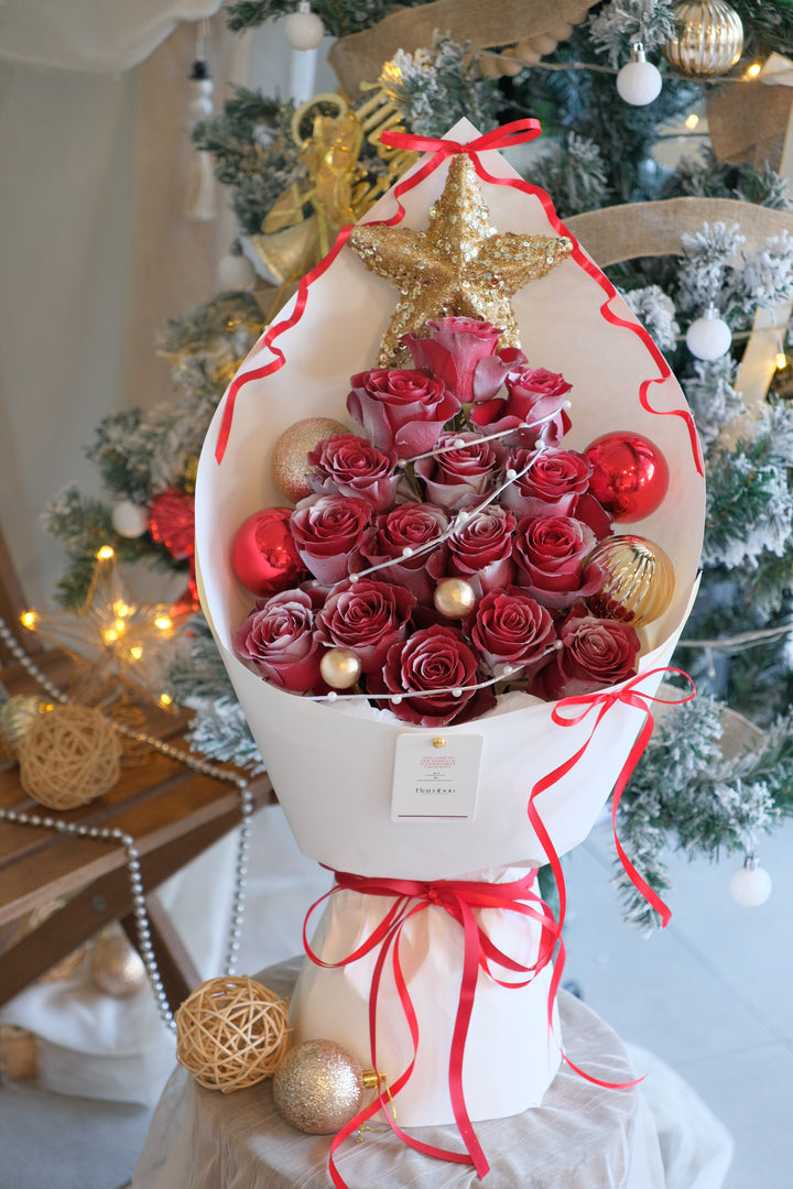 Starry Love Fresh Rose Tree Bouquet