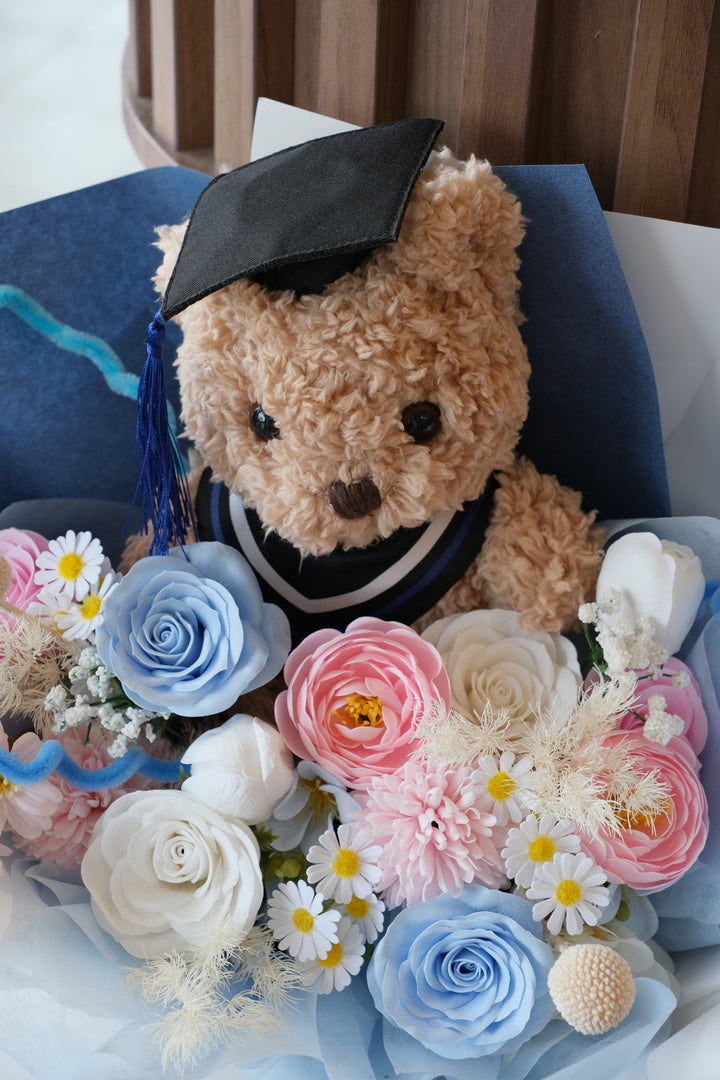 Graduation Judy Soap Flowers Bouquet