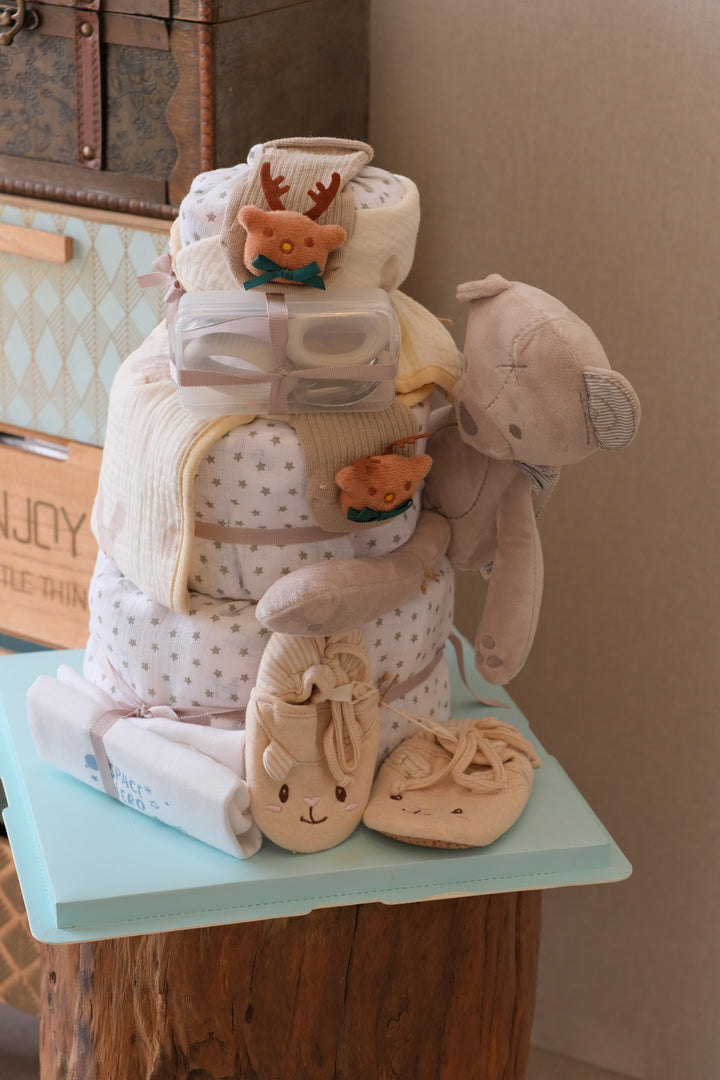 Tiny Feet Nappy Cake