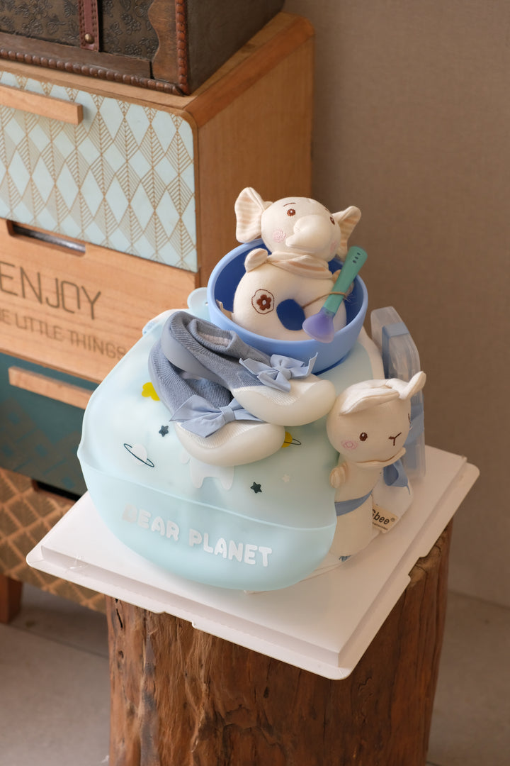 Snuggle Nest Nappy Cake