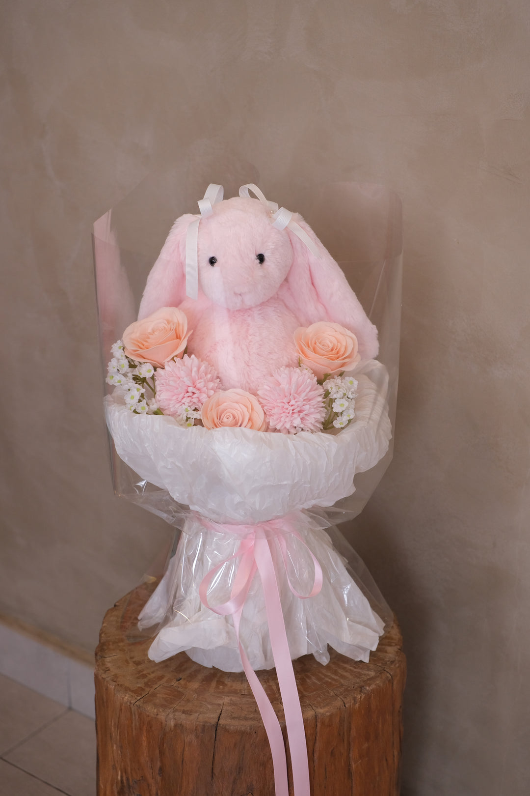 Jellycat Bashful Bunny Soap Flower Bouquet