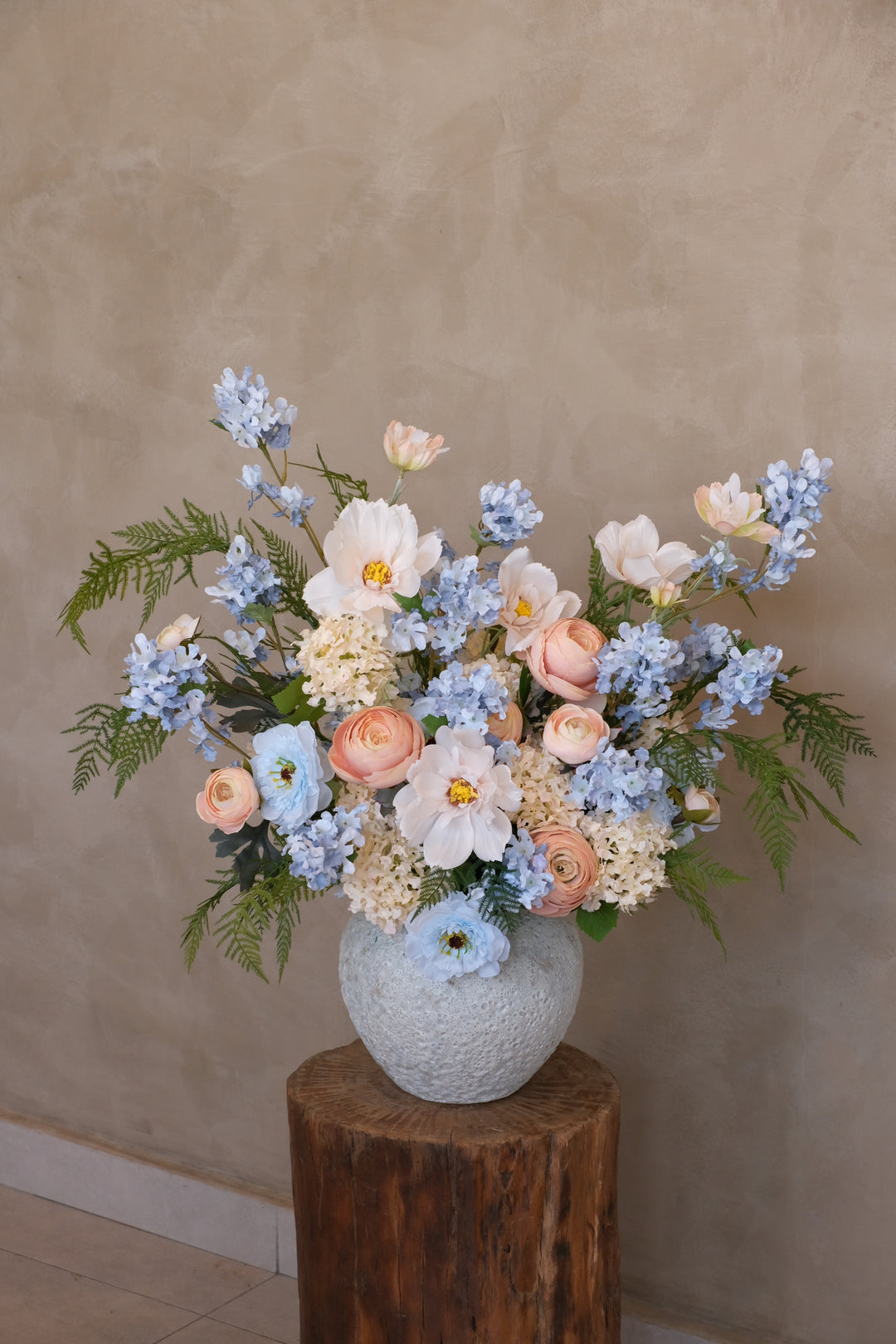 artificial flowers potted opening flowers penang