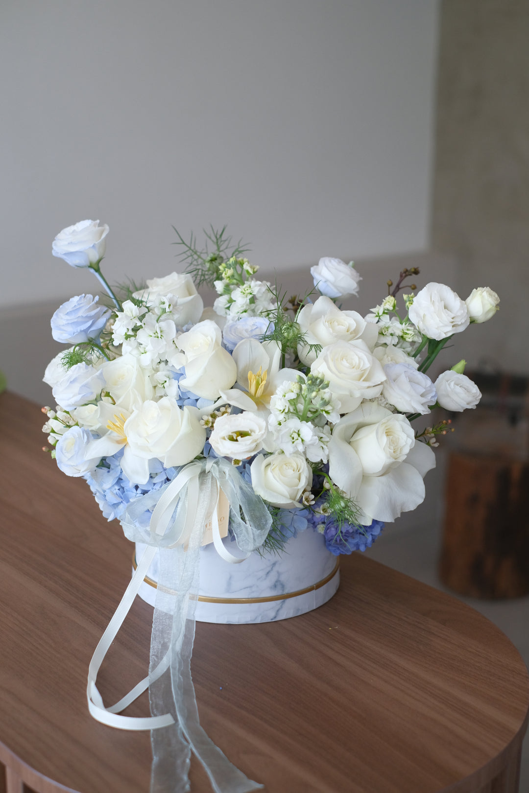 white roses flower arrangements ideas, floral shop with baby breath, white persian buttercup via florist in butterworth 