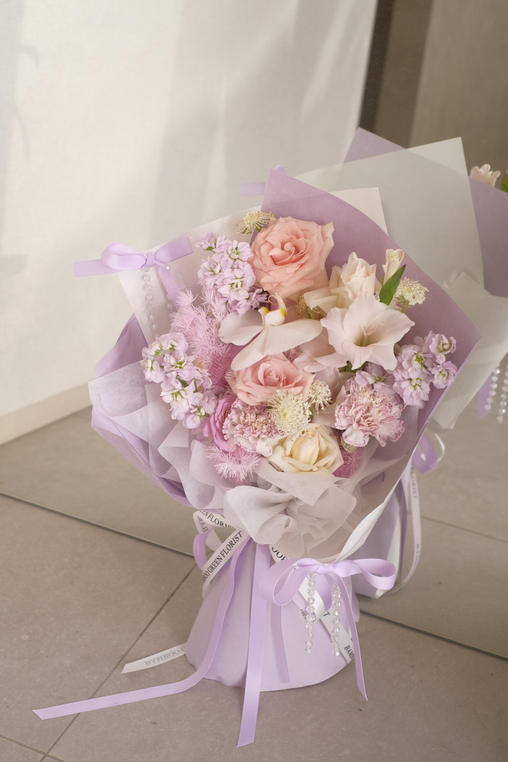 Dreamy Purple Blooms Bouquet | Elegant & Enchanting Floral Arrangement | Fresh Handpicked Flowers | Online Penang Florist | Same-Day Delivery Available