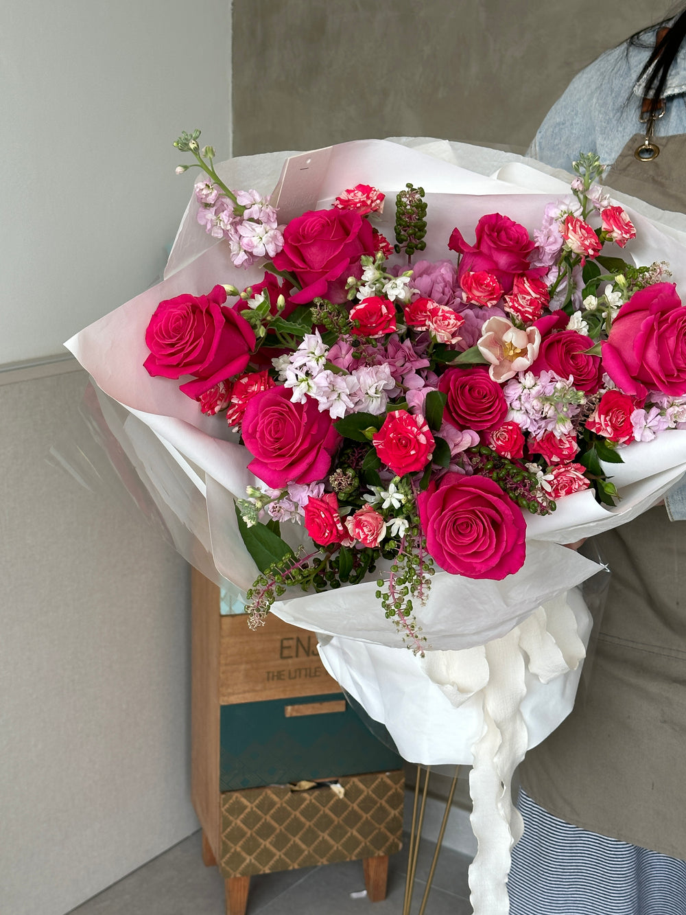 customised flower bouquet flower arrangements ideas for proposal with flowers barbie themed flowers