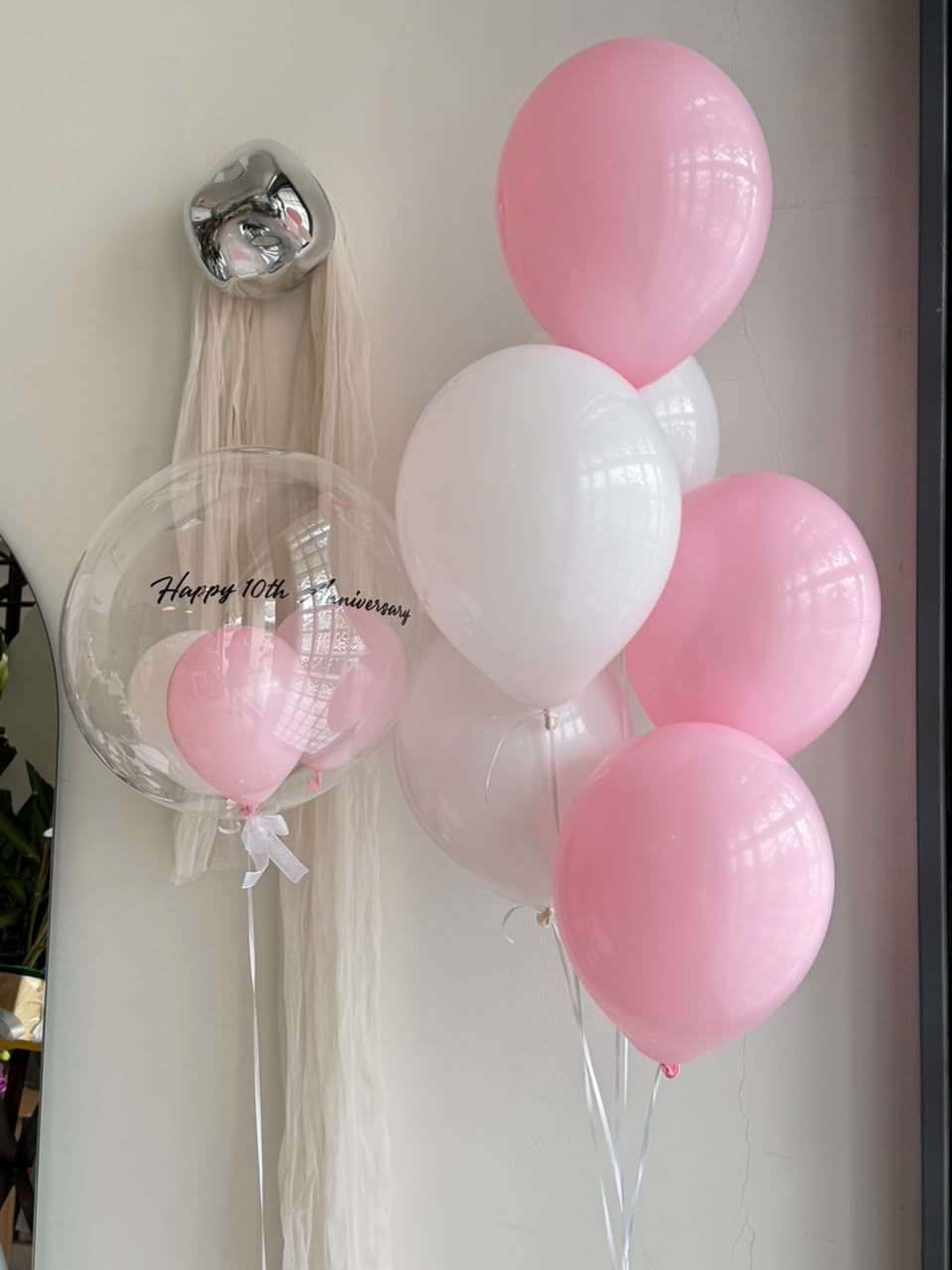 Helium balloons sets - Pink