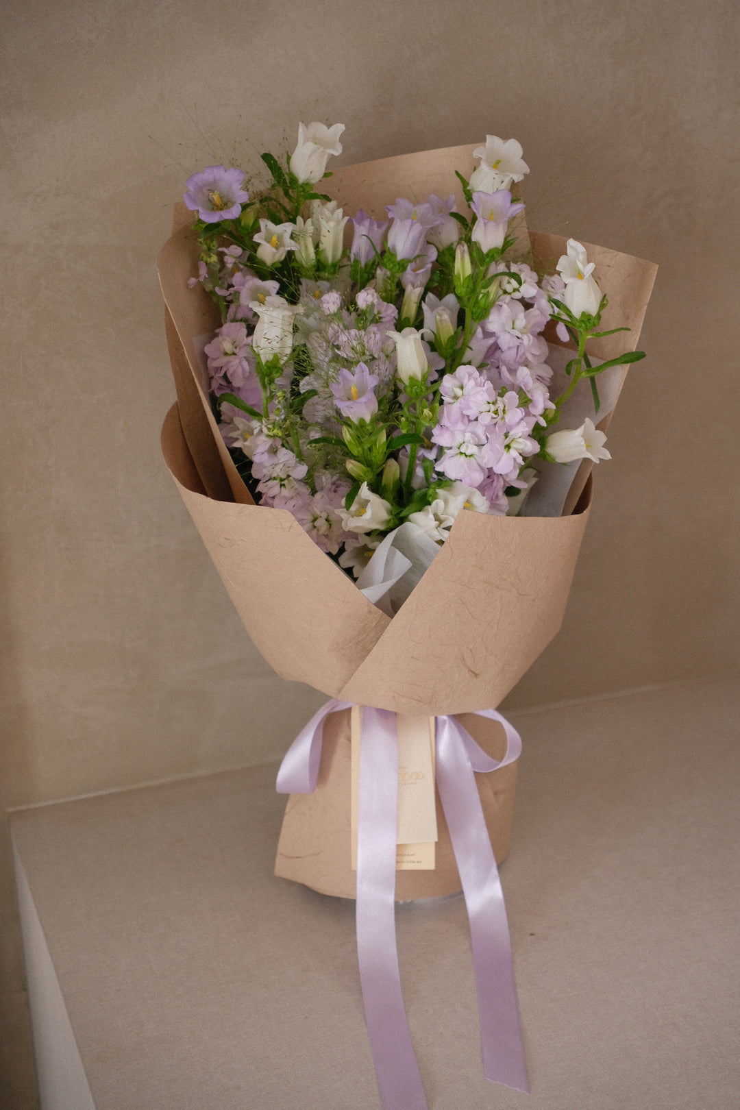 Violet Whispers – Purple Bellflower Bouquet | Bamboo Green Florist in Penang

