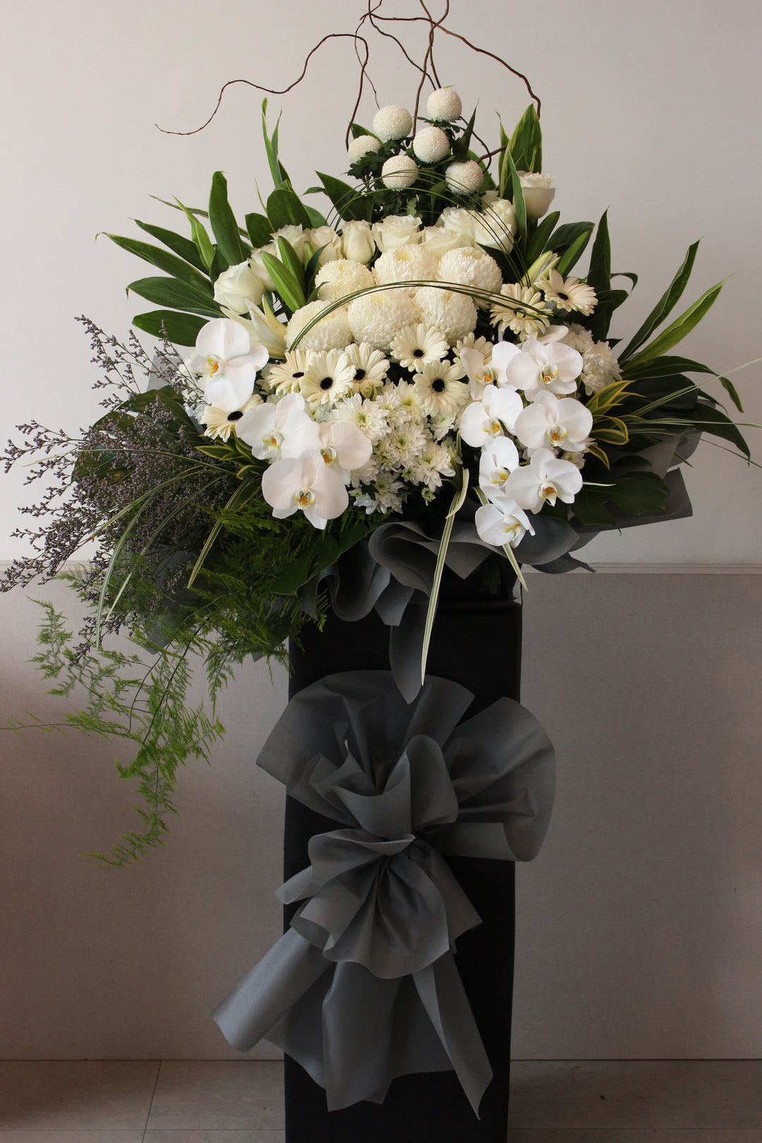 condolences flowers delivery in Penang, Same day delivery, Bukit Mertajam funeral flowers, 大山脚槟城往生花配送