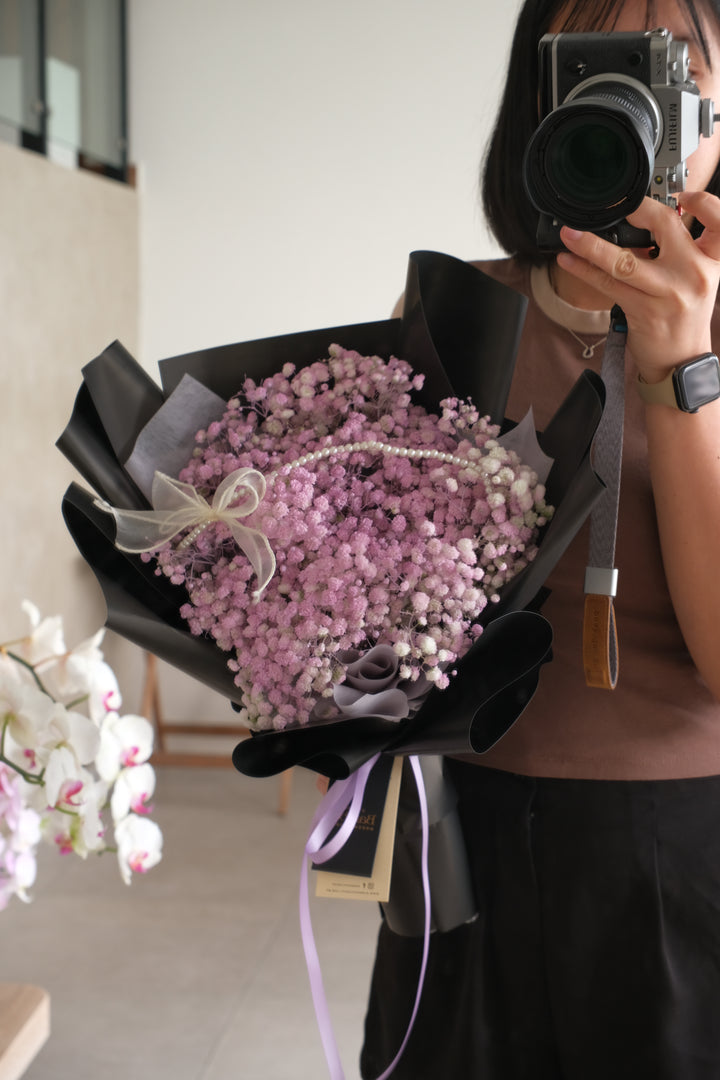 purple baby breath in a bigger size