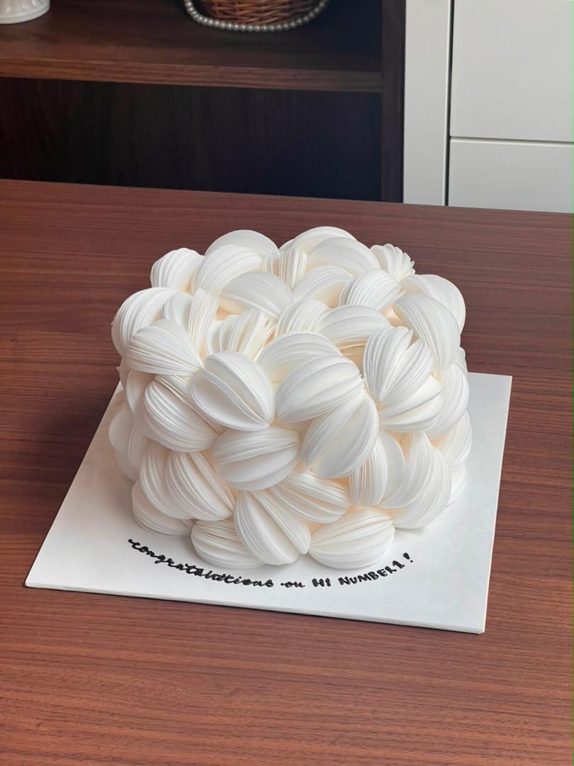 Wafer Sphere Cake