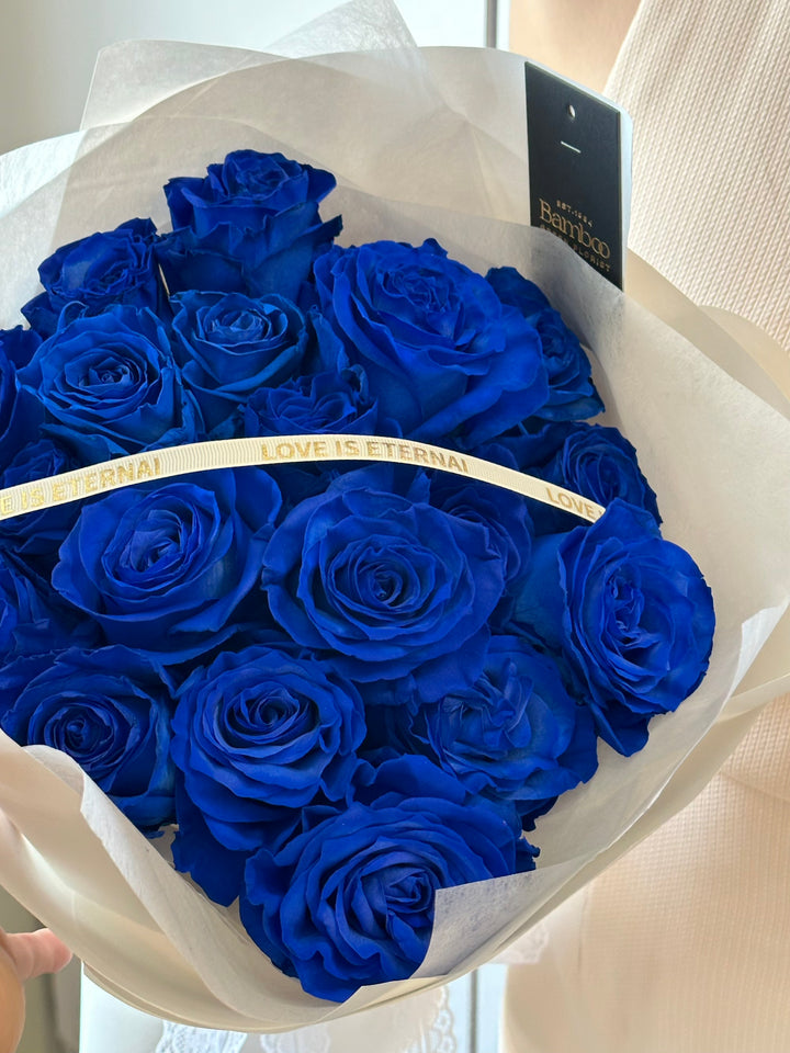 Ecuador Blue Roses | Bamboo Green Florist , No 1 Online Penang Florist