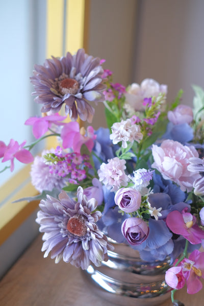 flower decors for home, artificial flowers bouquet, same day flower delivery, flower arrangement by Bamboo Green Florist Penang, alternative to bloomthis penang