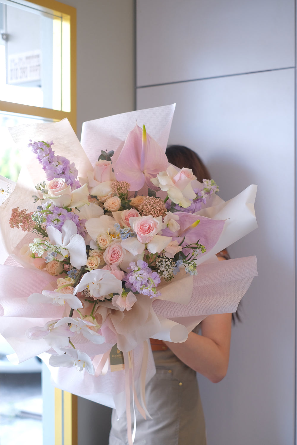 Omakase Bouquet - Pastel Romance | Bamboo Green Florist, Online Florist in Penang, Same Day Fresh Flowers Bouquet Delivery