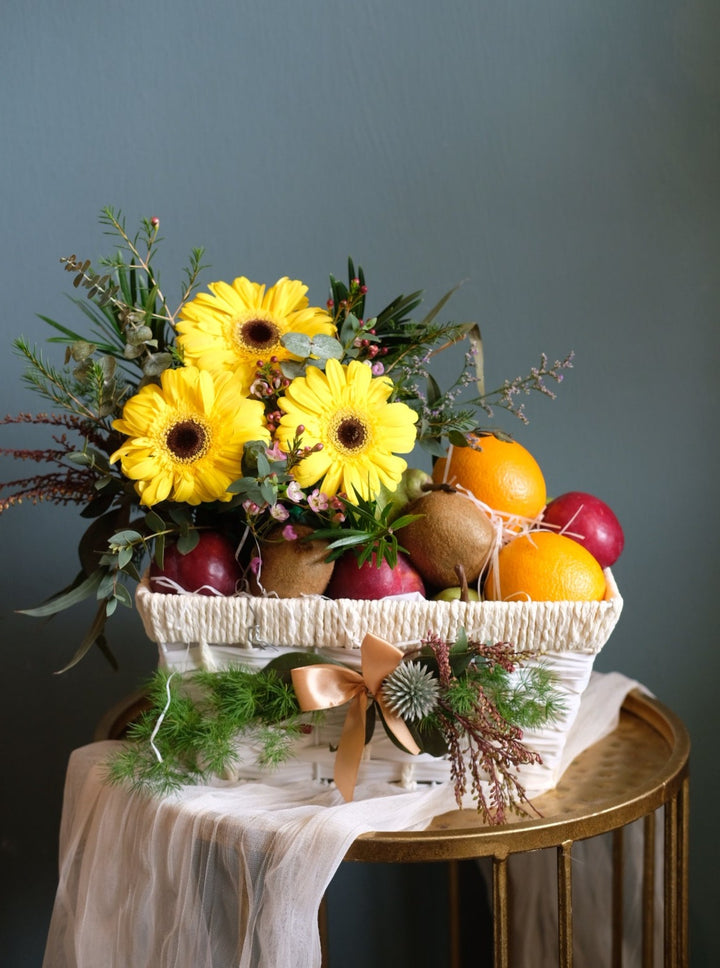 It's important to stay healthy always and to show that you care about their health, send a basket of flowers with a fine selection of tropical and imported mixed fruits. Same day fruit basket delivery in Penang and Butterworth.